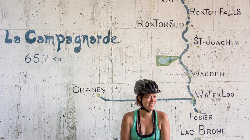Parue dans : De Orford à Montréal à vélo