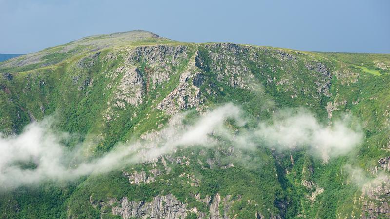 Sur les monts Richardson et Joseph-Fortin