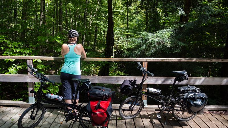 Parue dans : De Orford à Montréal à vélo